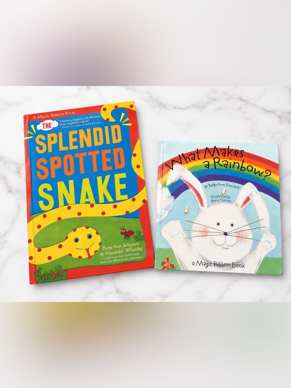 Two (2) Magic Ribbon Books By Betty Ann Schwartz